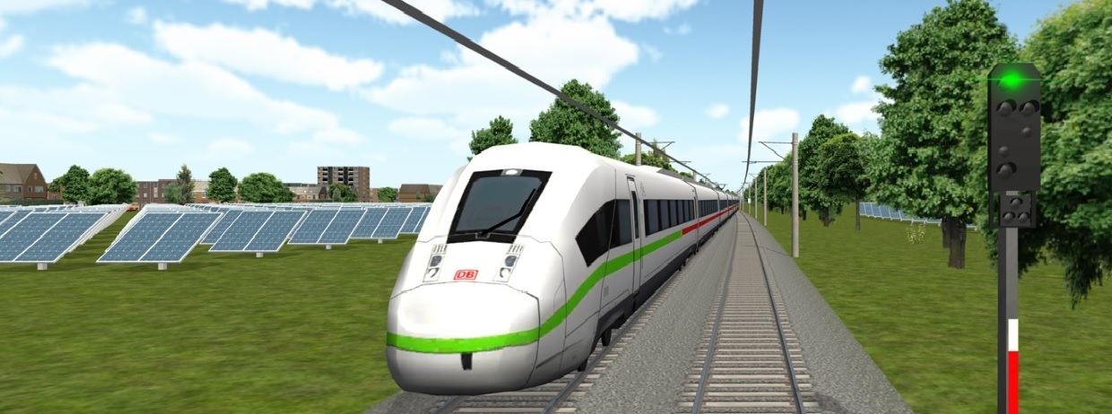 Mit dem neuen DB Zug Simulator energiesparend Zug fahren