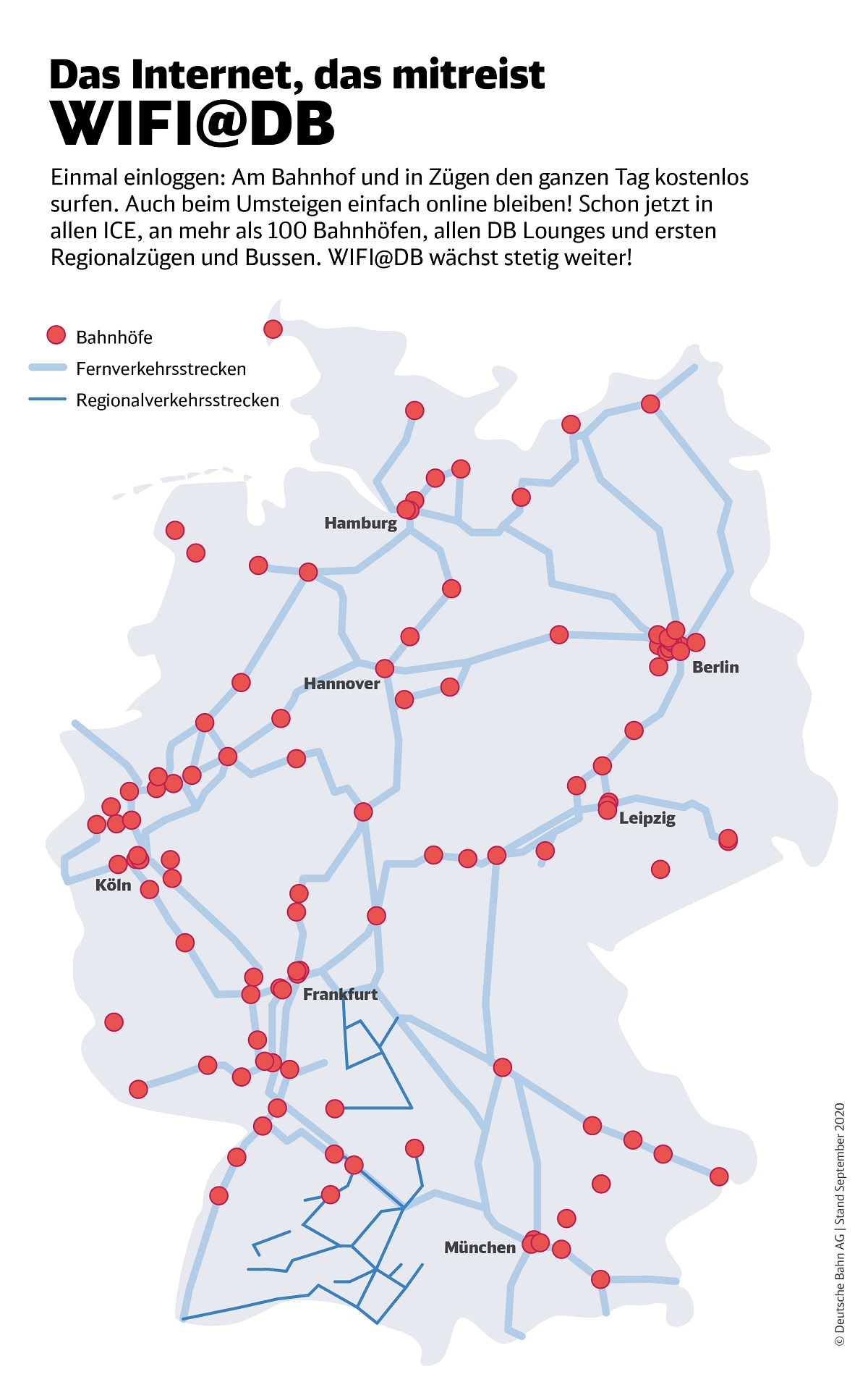 Deutsche Bahn Launches Europe's Largest Rolling WLAN Network - Railway