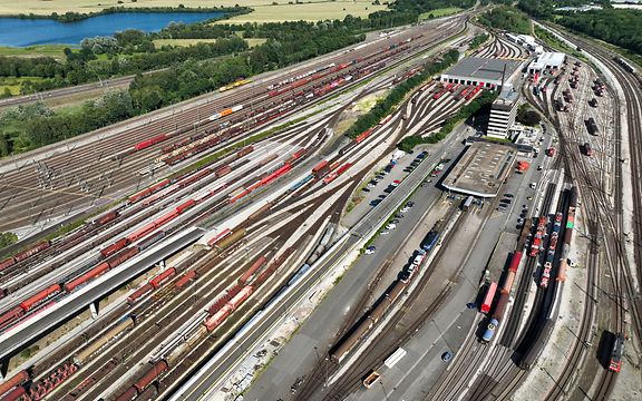 Rangierbahnhof Maschen Luftaufnahme