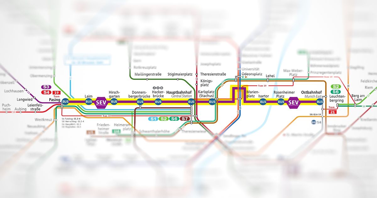 Bauarbeiten Auf Der Stammstrecke: Umfangreiche Fahrplanänderungen An ...