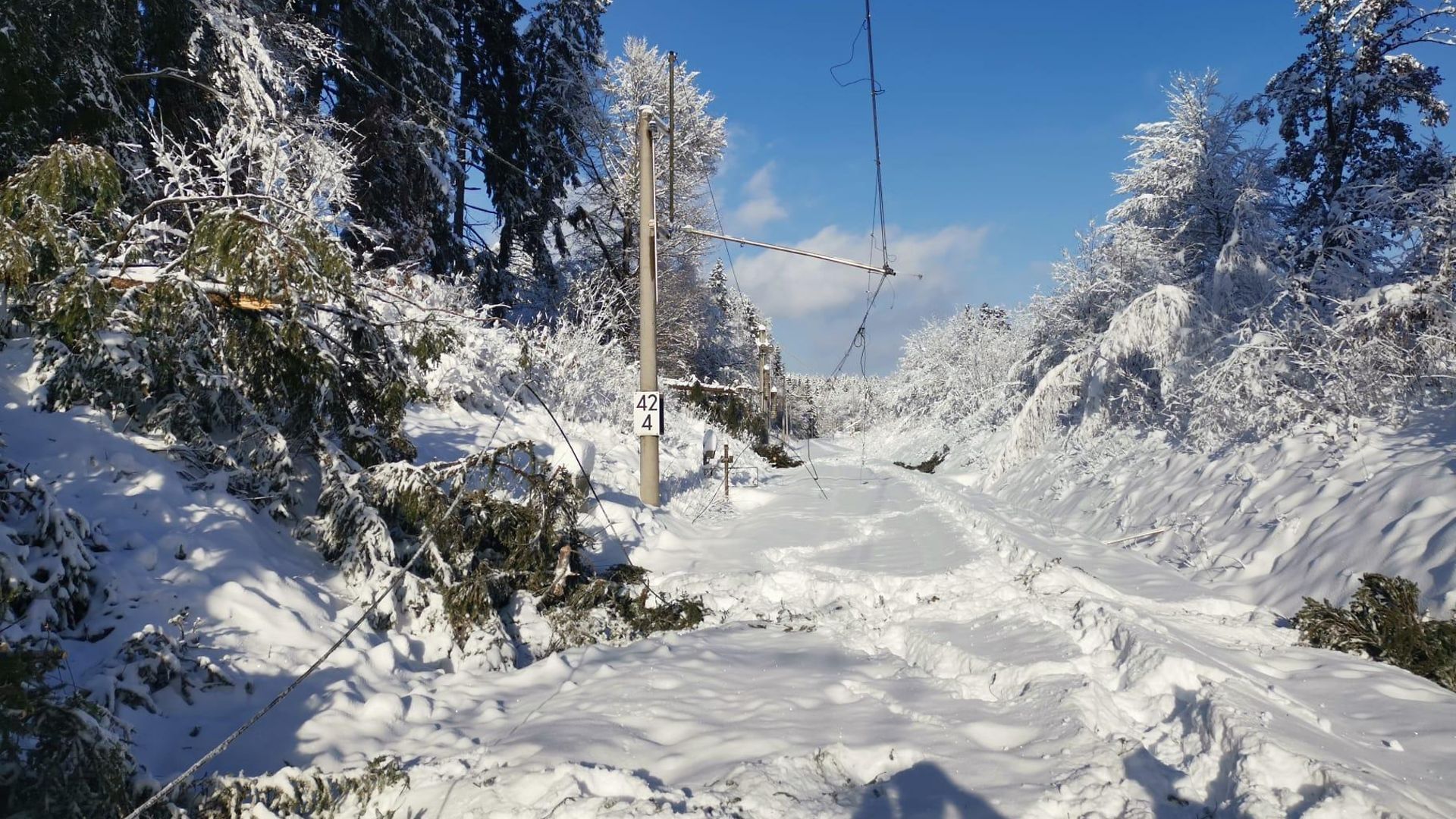 Massive Schneefälle im Werdenfelsnetz