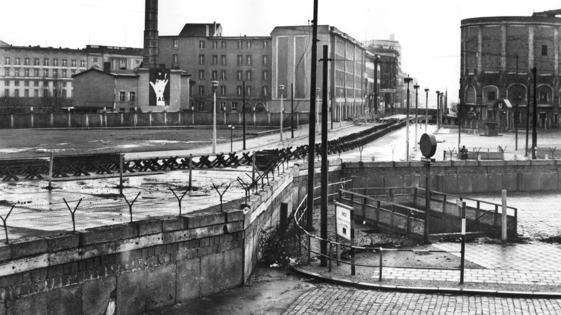 Berliner Mauer am Potsdamer Platz 1965