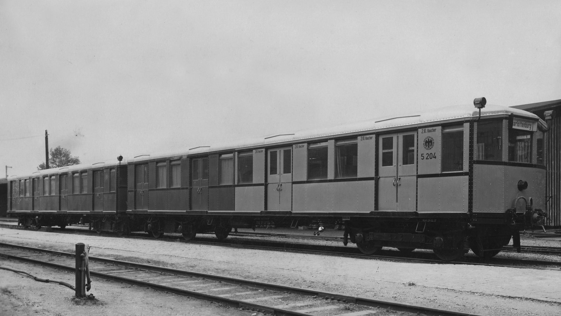 S-Bahn-Elektrifizierung in Berlin neuer Viertelzug (Bauart Stadtbahn); ca. 1927