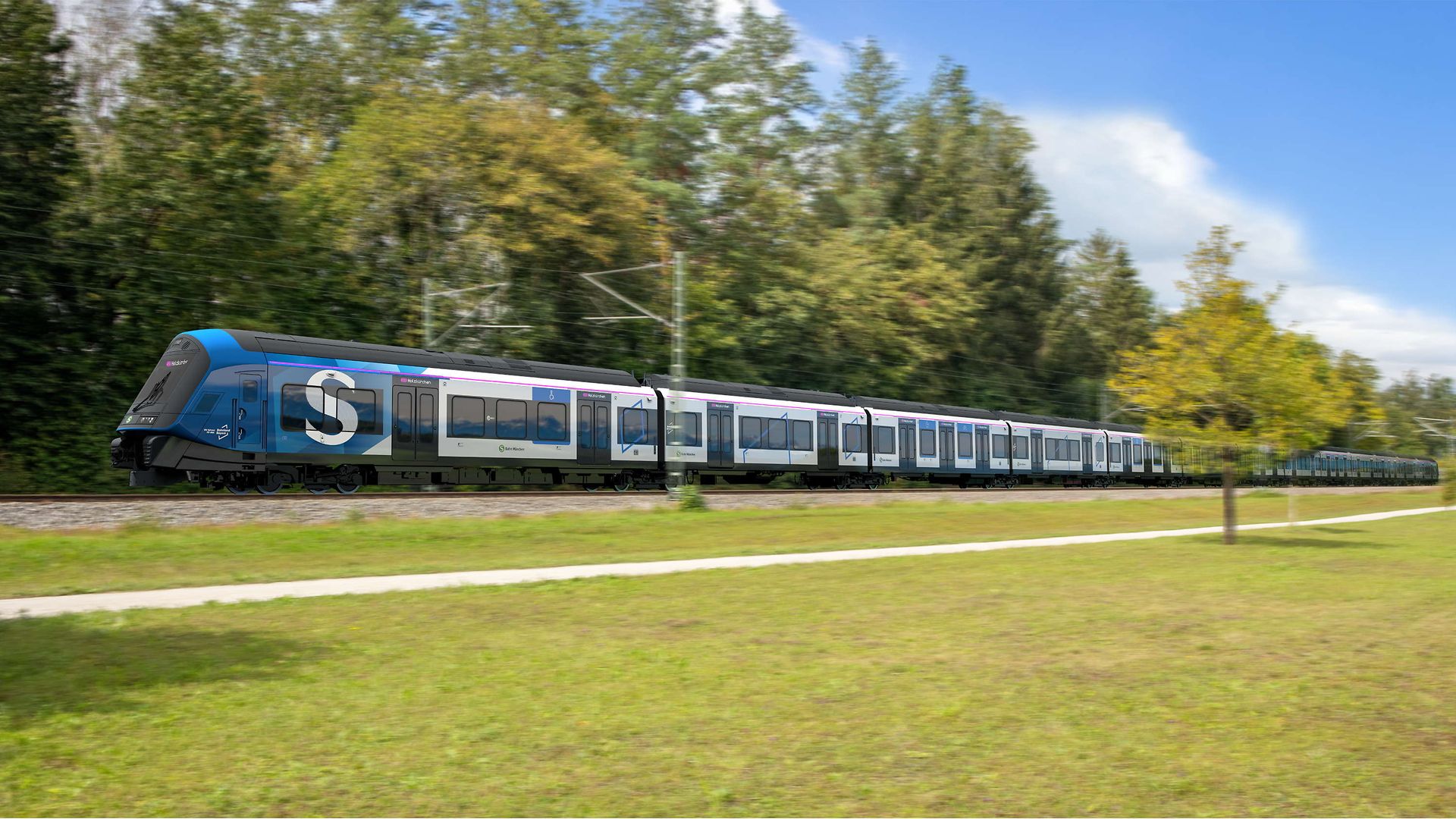 Visualisierung der neuen Münchner S-Bahn