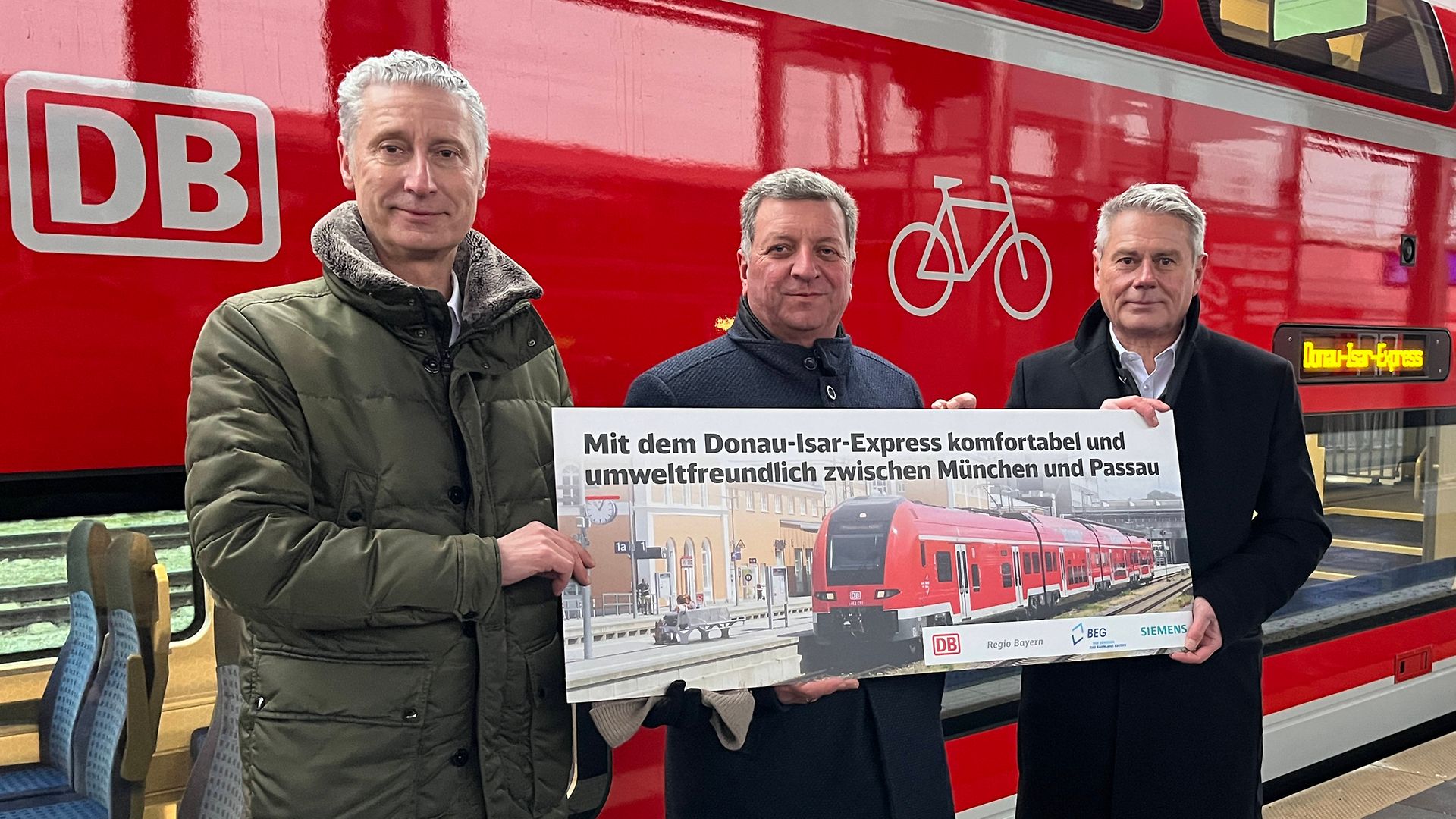 Neue Züge für den Donau-Isar-Express: Mehr Platz und Komfort im Stundentakt