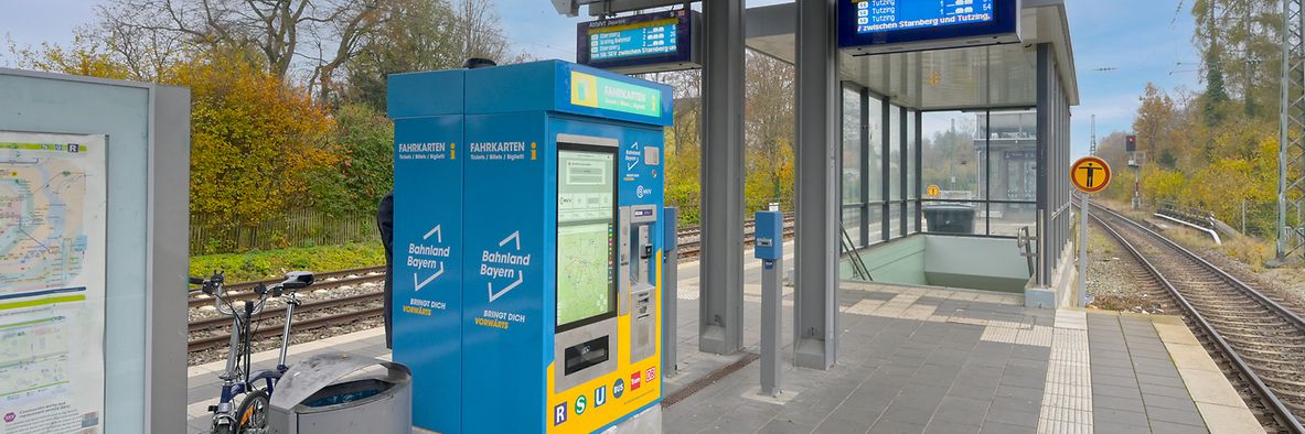 Der Zukunftsbahnhof Stockdorf in Bayern ist einer der ersten Bahnhöfe, die von dem WLAN-Ausbau profitieren. 