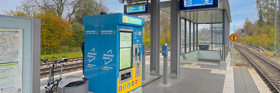 Der Zukunftsbahnhof Stockdorf in Bayern ist einer der ersten Bahnhöfe, die von dem WLAN-Ausbau profitieren. 