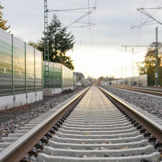 Neue Gleise auf der Riedbahn