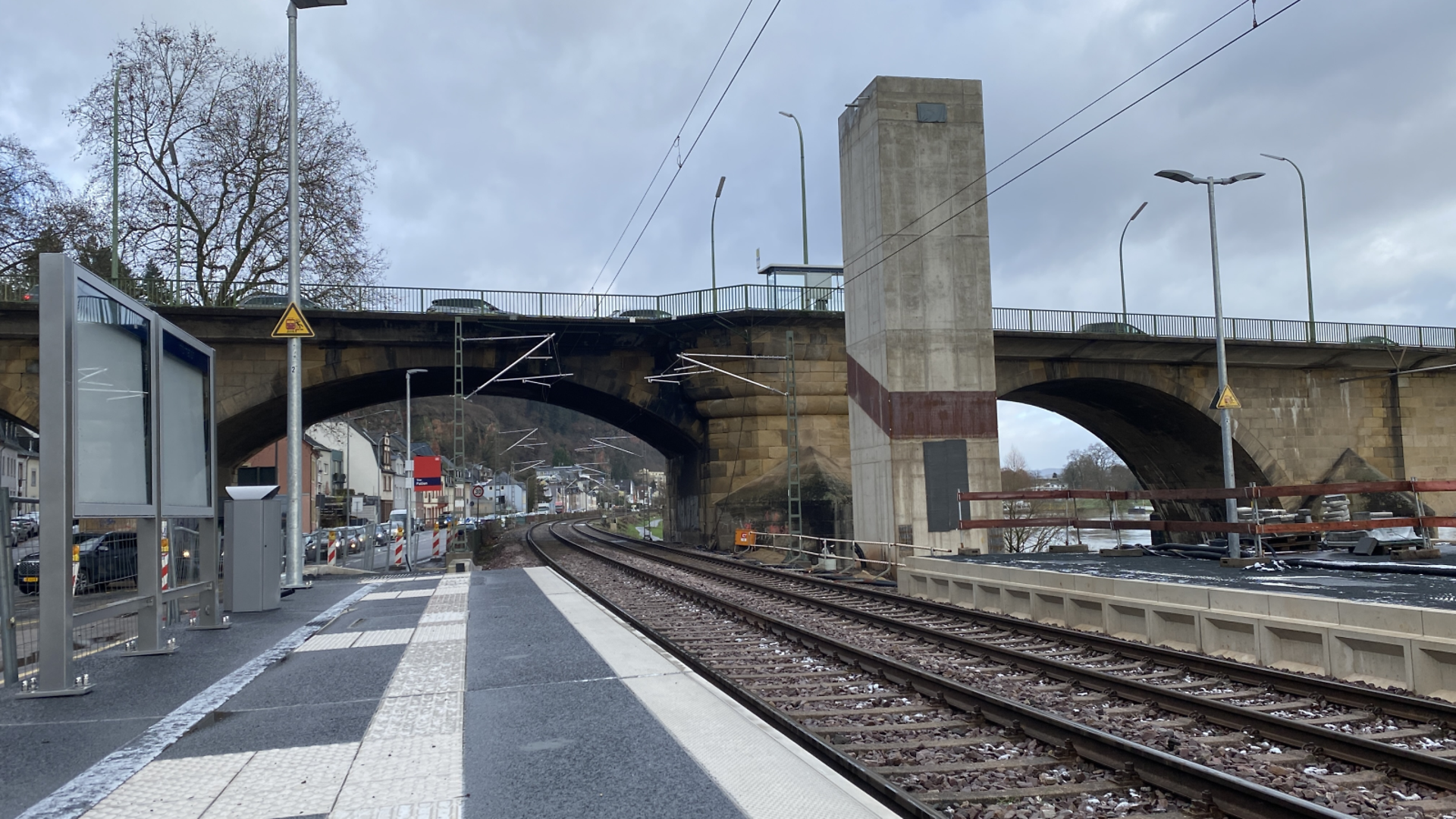 Bahnsteig Trier Pallien