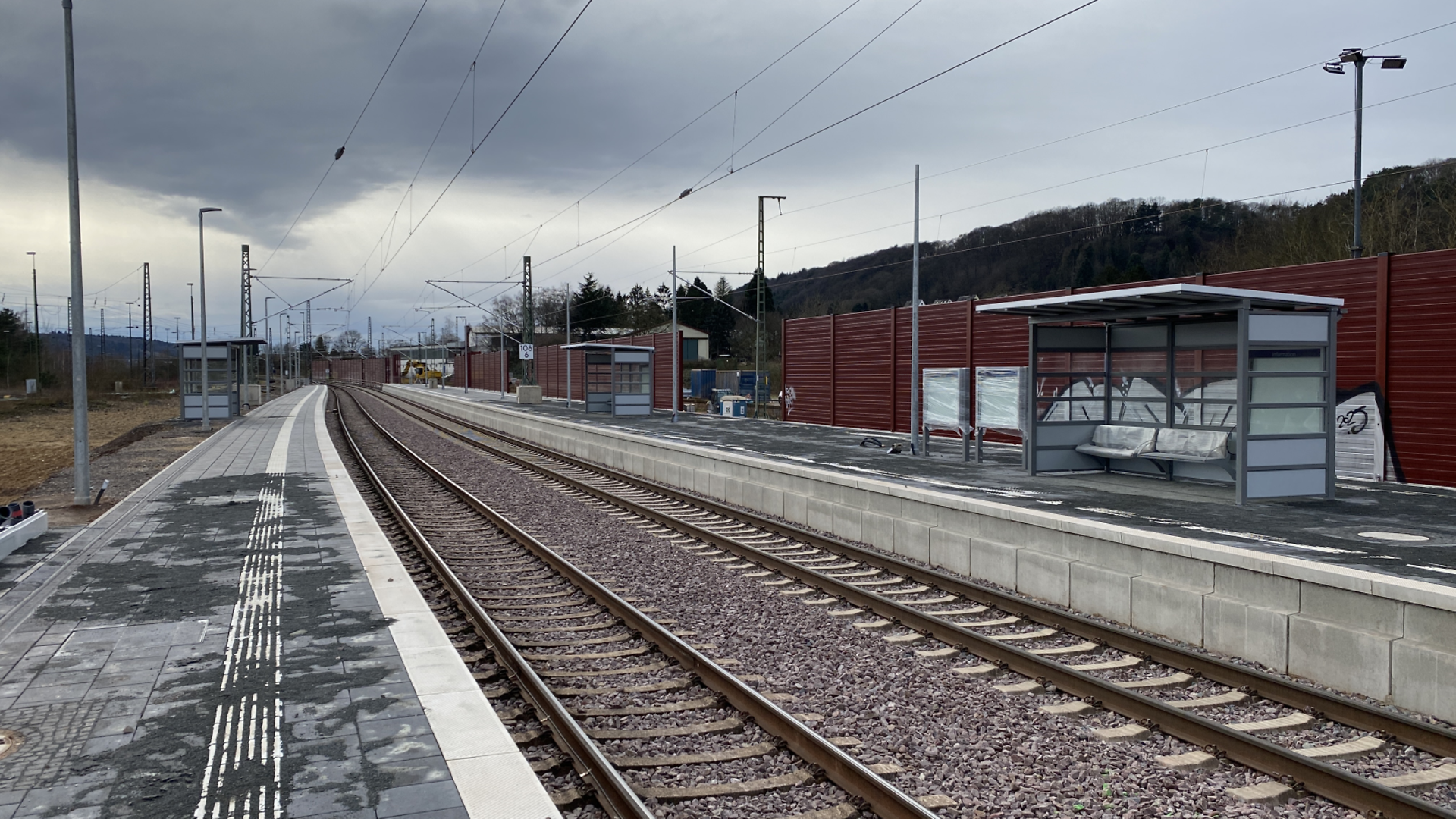 Bahnsteig Trier Hafenstraße