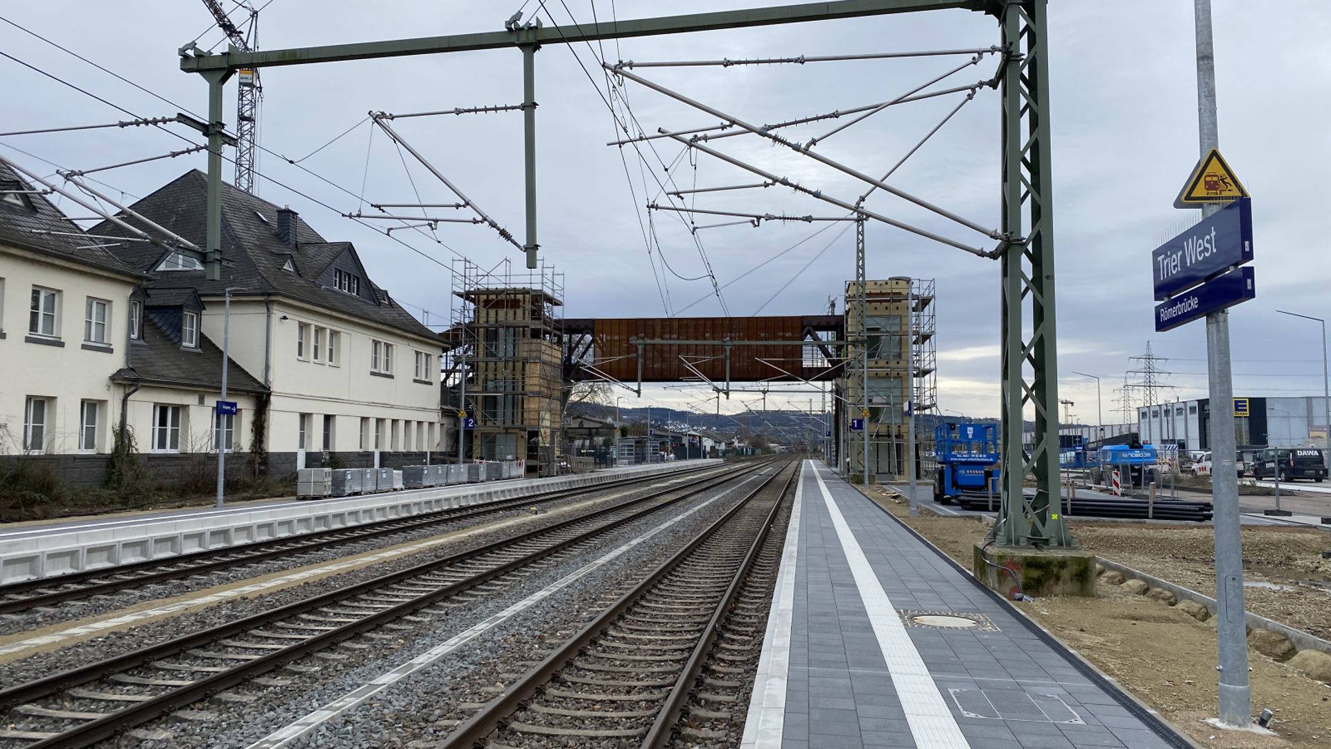 Bahnsteig Trier-West