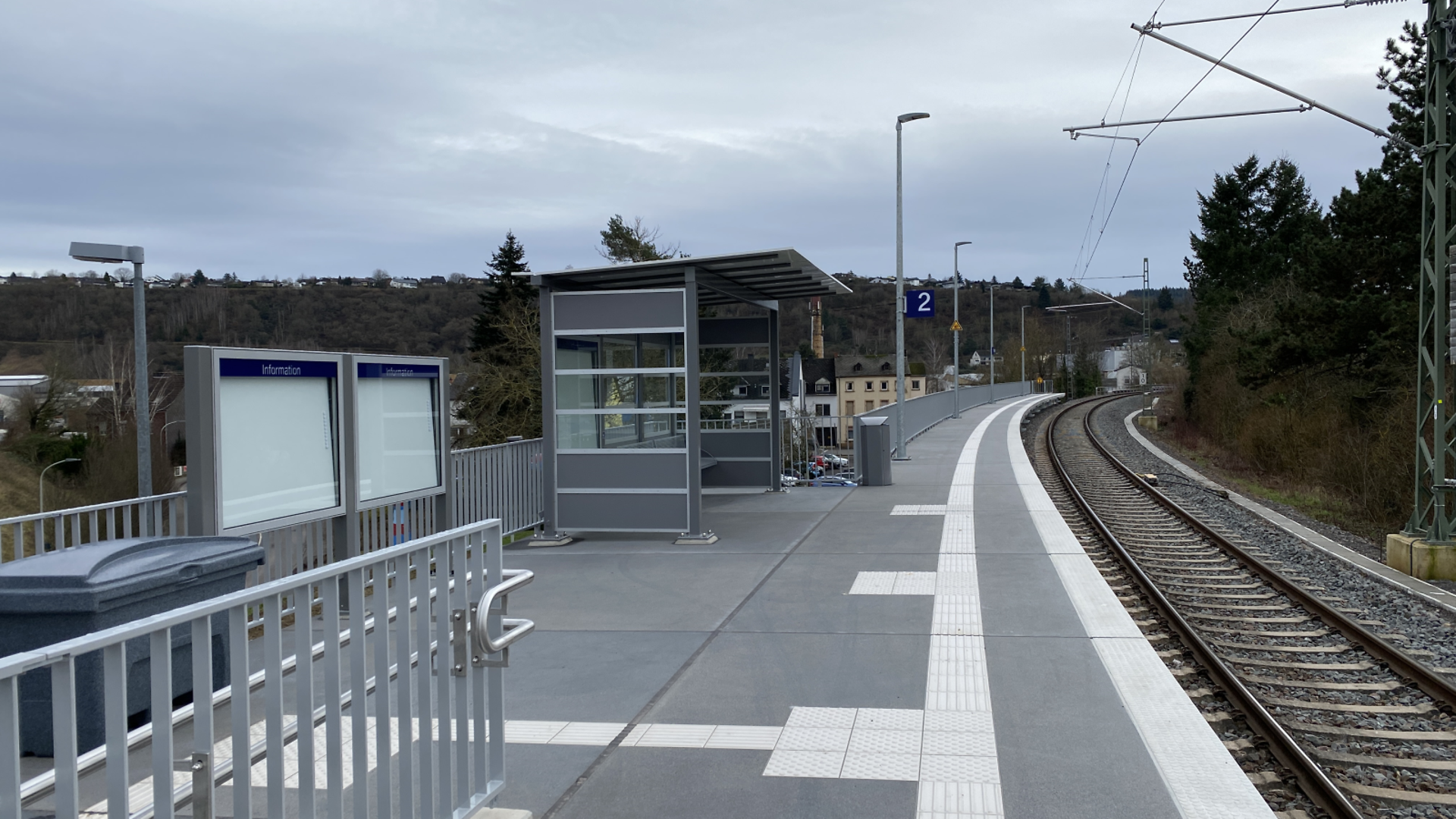 Bahnsteig Kreuz-Konz